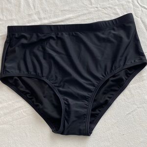 Swimsuits for All Black bottom Size 18